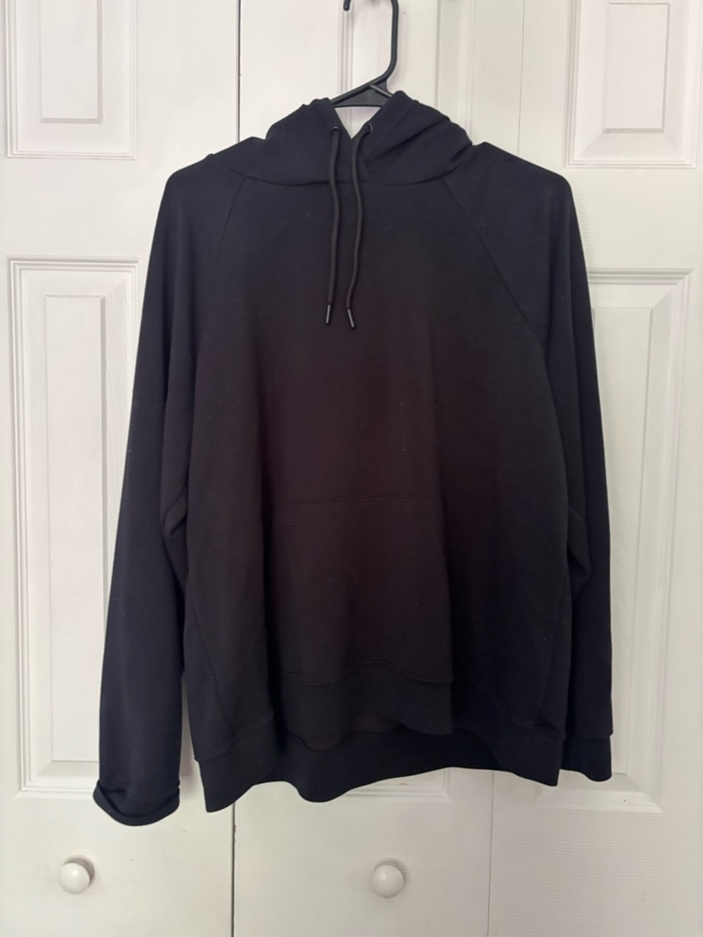 Women's Black Pullover Hoodie Sweatshirt - Classic Everyday Hoodie